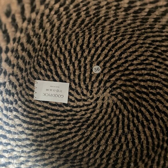 Goodpick Jute Rope Woven Hanging Plant Basket - 7.87" x 7" Small! - Picture 2 of 4